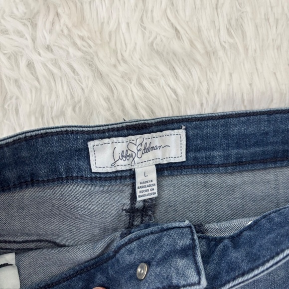 Libby Edelman Denim Y2K‎ Mini Skirt Size Large - Picture 3 of 6
